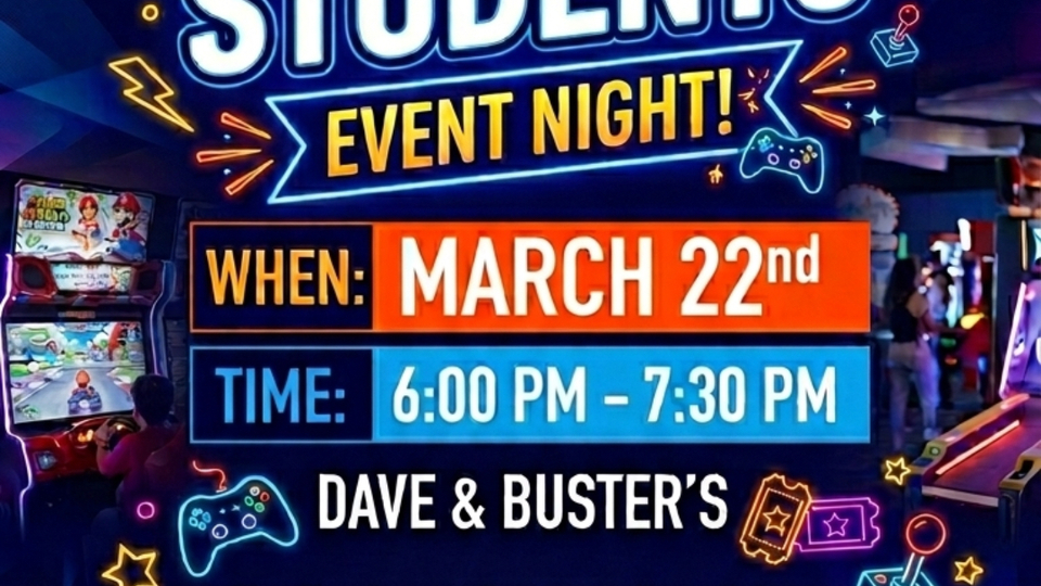 Dave and Busters Students Night