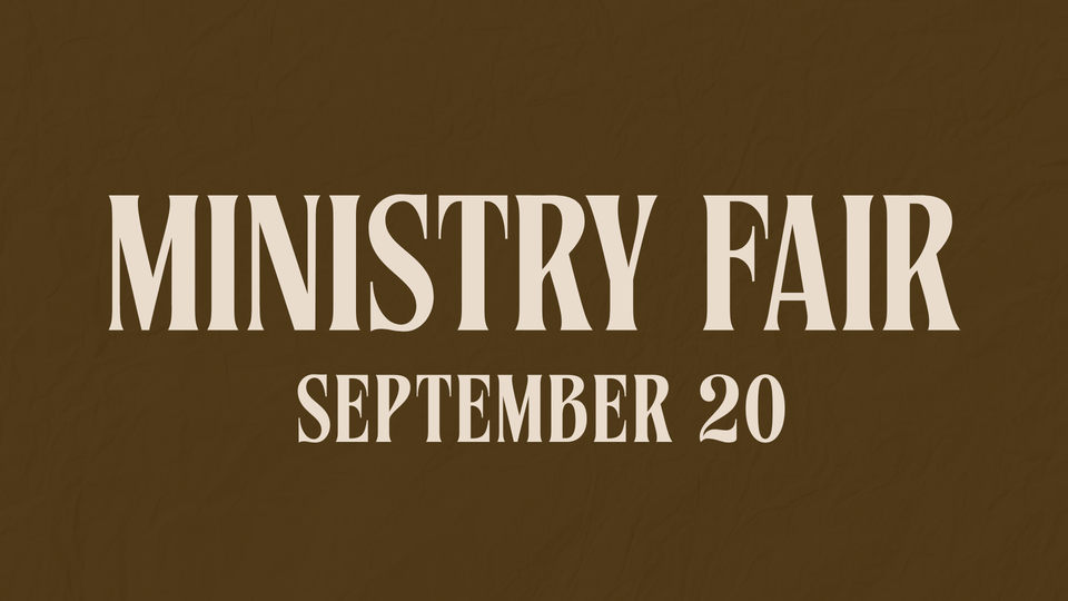 Ministry Fair